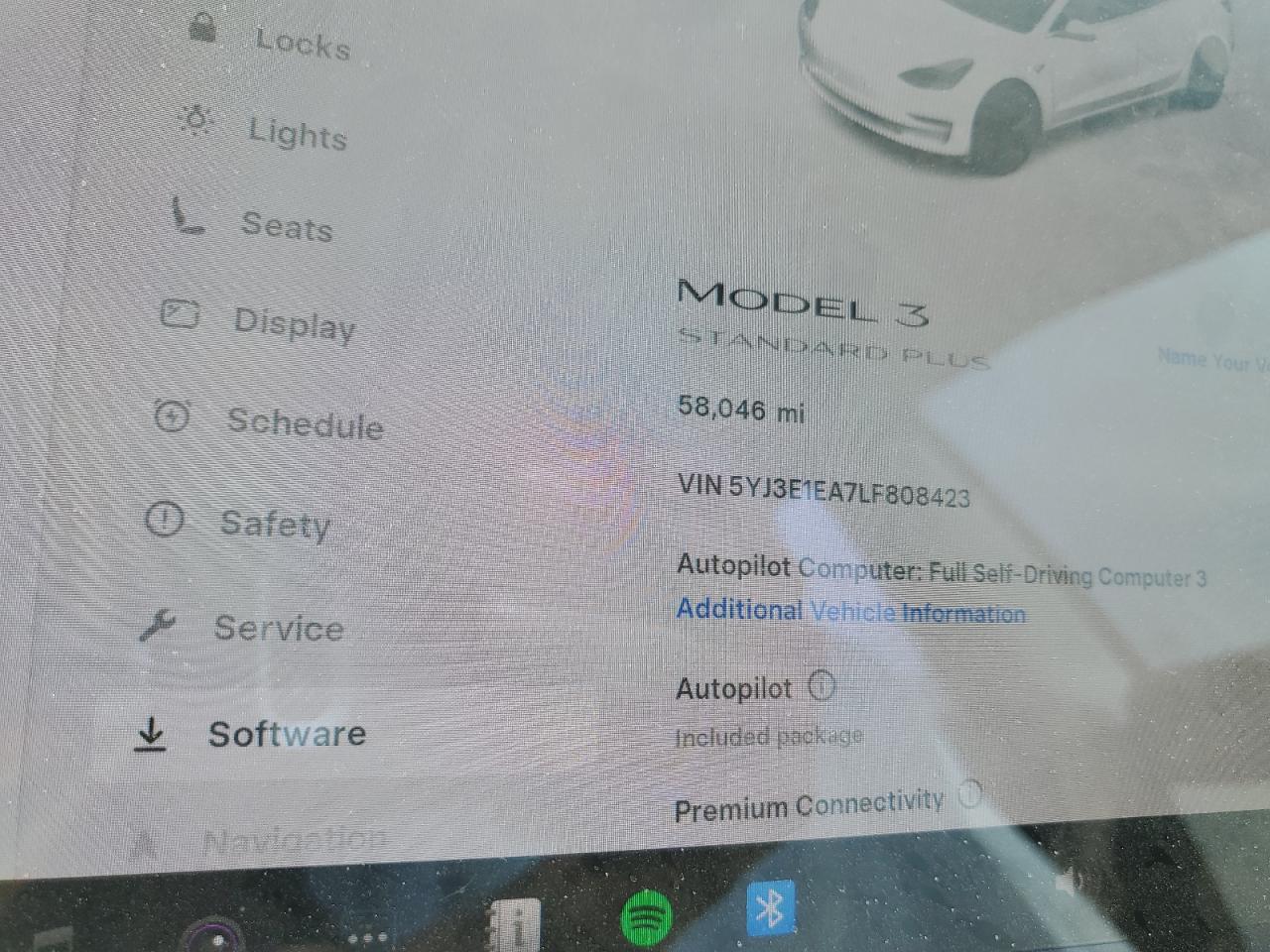 2020 Tesla Model 3 VIN: 5YJ3E1EA7LF808423 Lot: 63681325