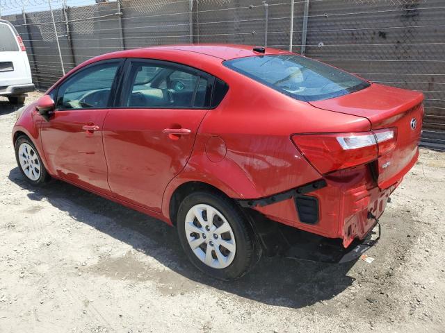 Sedans KIA RIO 2014 Red