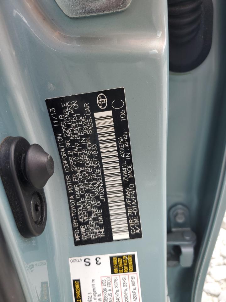 2014 Toyota Prius V VIN: JTDZN3EU3E3317833 Lot: 63231345