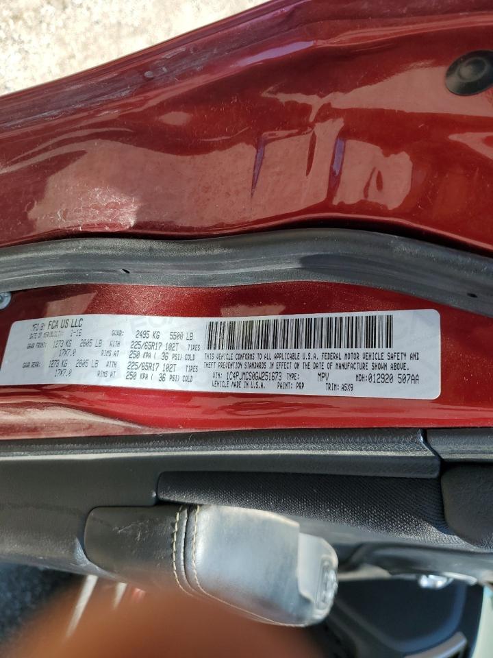 2016 Jeep Cherokee Latitude VIN: 1C4PJMCS0GW251673 Lot: 64549385