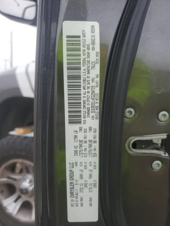 2014 Ram 3500 Slt VIN: 3C63R3DL4EG290729 Lot: 62581895
