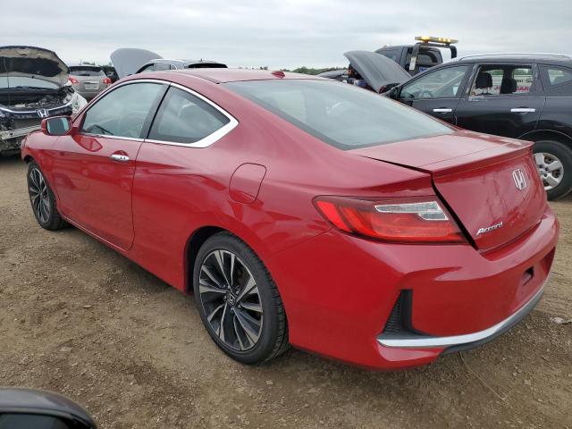  HONDA ACCORD 2016 Czerwony