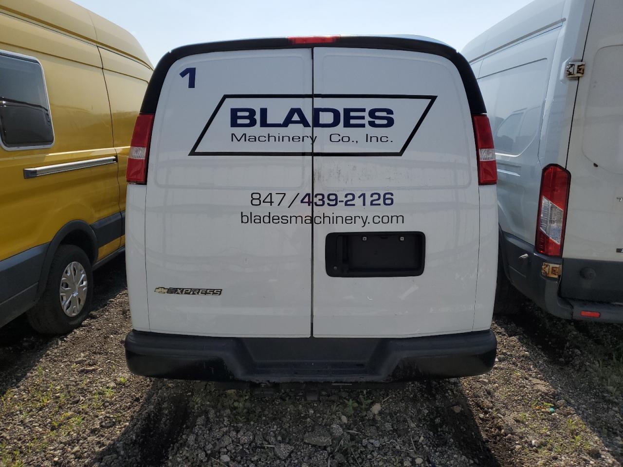 2021 Chevrolet Express G3500 VIN: 1GCZGHF73M1196196 Lot: 64109715