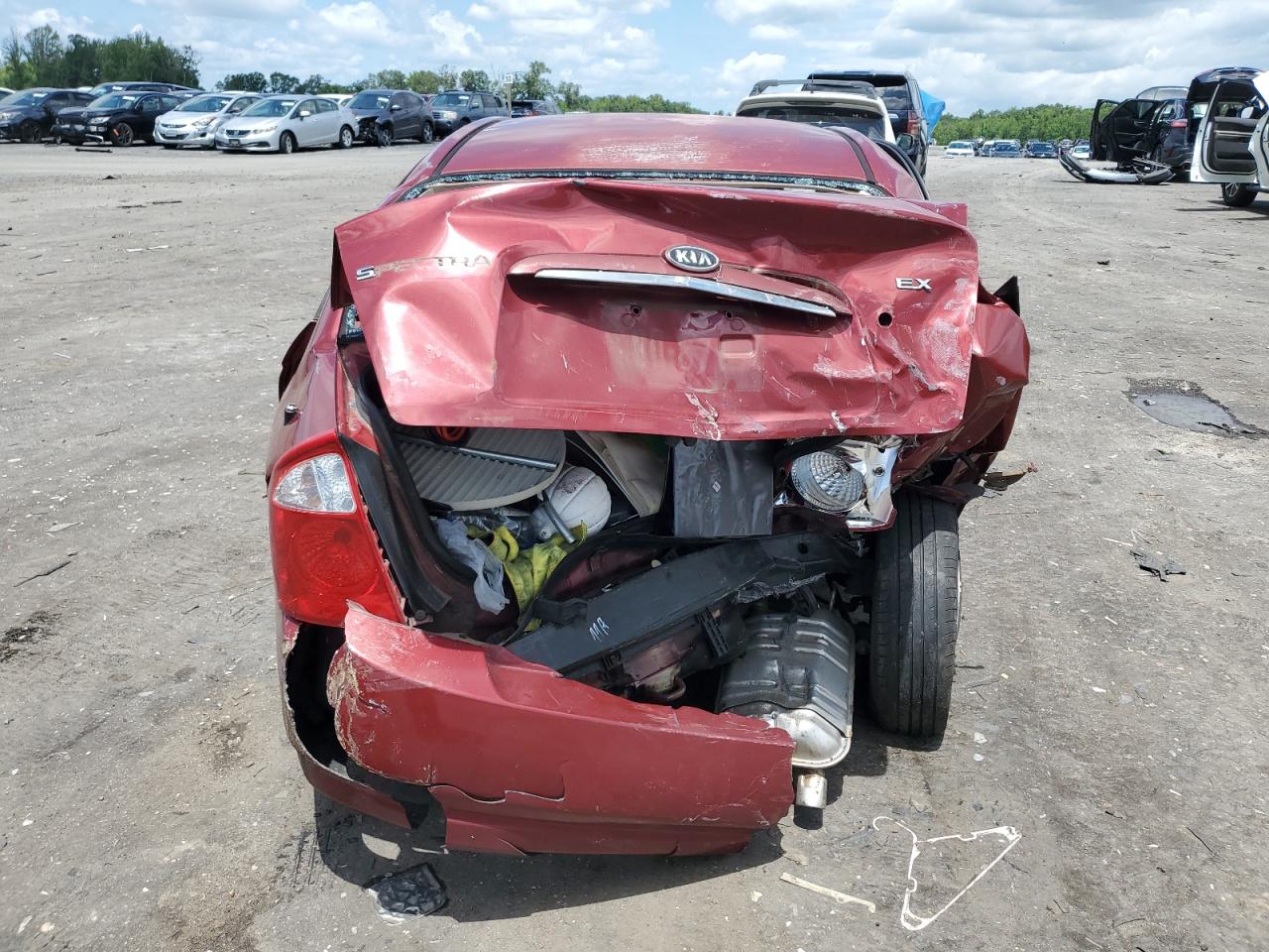2006 Kia Spectra Lx VIN: KNAFE121865208613 Lot: 63727525