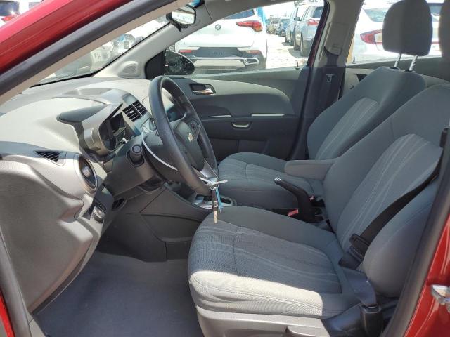  CHEVROLET SONIC 2012 Czerwony