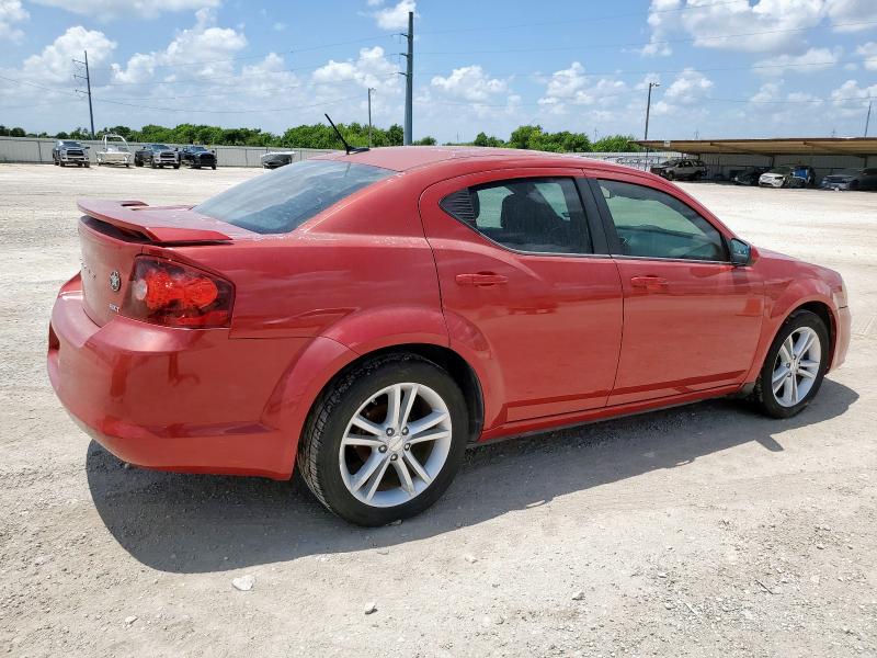  DODGE AVENGER 2013 Czerwony