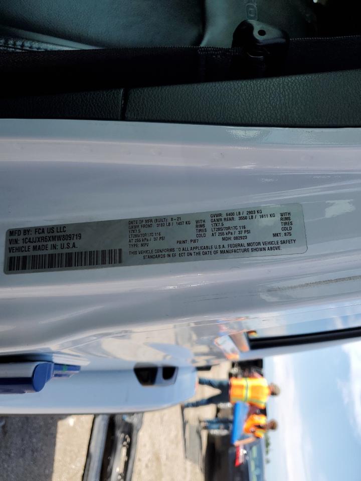 2021 Jeep Wrangler Unlimited Rubicon 4Xe VIN: 1C4JJXR6XMW809719 Lot: 63675865