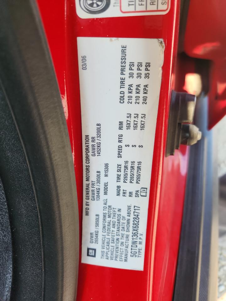 2006 Hummer H3 VIN: 5GTDN136X68284717 Lot: 67104295