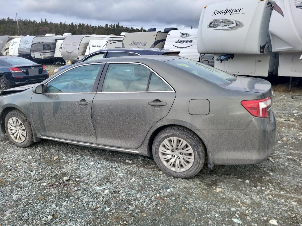 2012 Toyota Camry Base grey sedan gas 4T1BF1FK9CU608940 photo #3