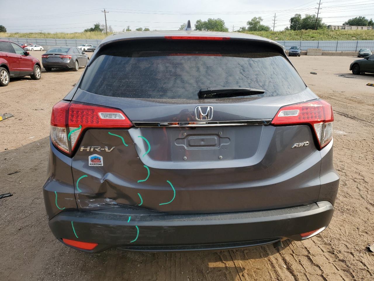 2022 Honda Hr-V Lx VIN: 3CZRU6H37NM750295 Lot: 65204315