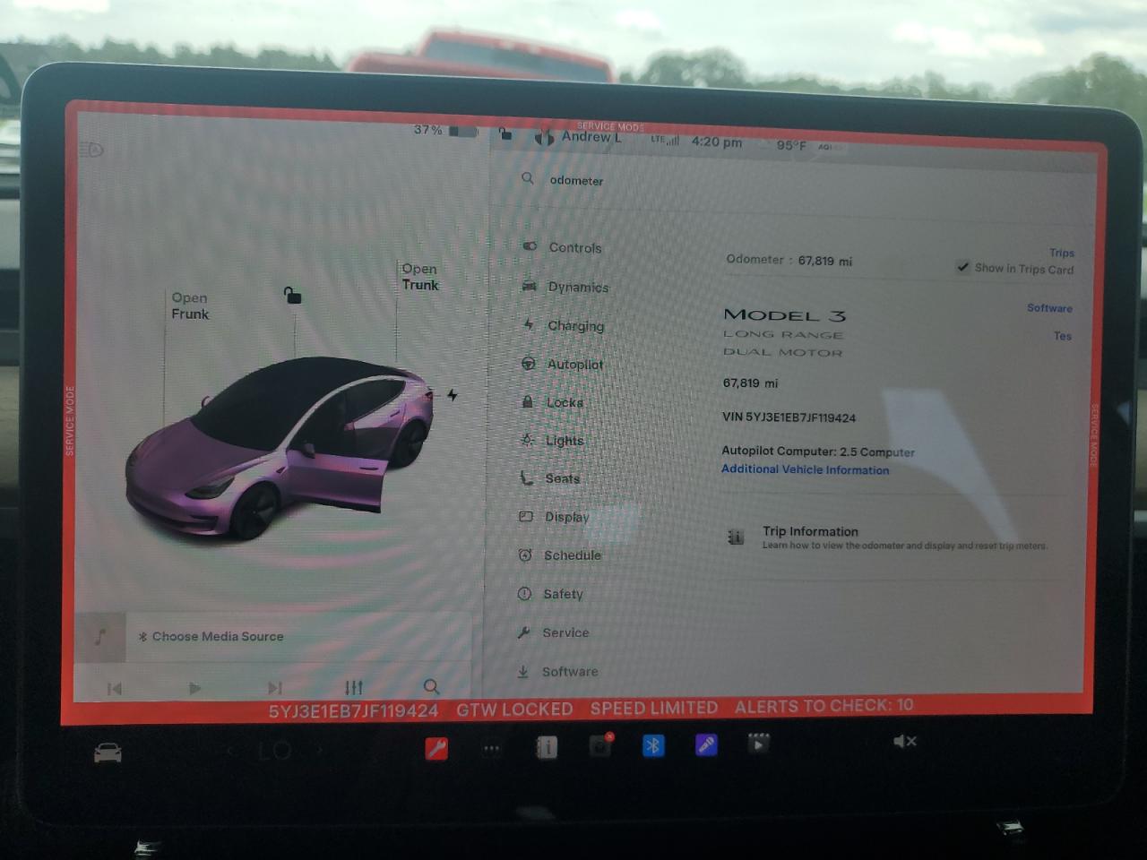 2018 Tesla Model 3 VIN: 5YJ3E1EB7JF119424 Lot: 63414375
