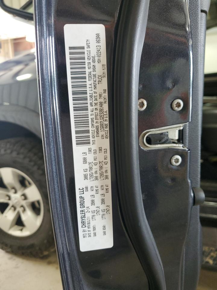 2014 Ram 1500 Slt VIN: 1C6RR7LG2ES281400 Lot: 64986455