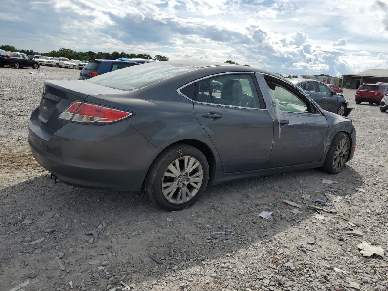 2010 Mazda 6 I grey sedan gas 1YVHZ8CH1A5M05288 photo #4