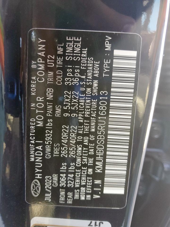 2024 Genesis Gv80 Base VIN: KMUHBDSB5RU168013 Lot: 64017455