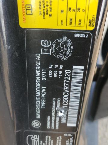 2012 BMW X1 XDRIVE28I  