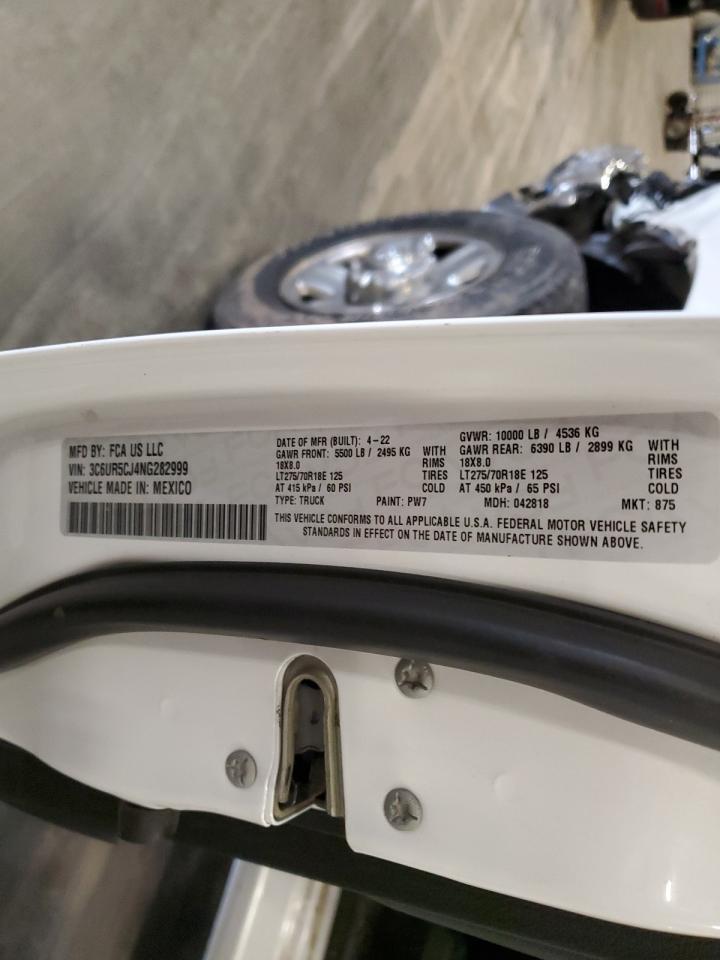 2022 Ram 2500 Tradesman VIN: 3C6UR5CJ4NG282999 Lot: 65167705