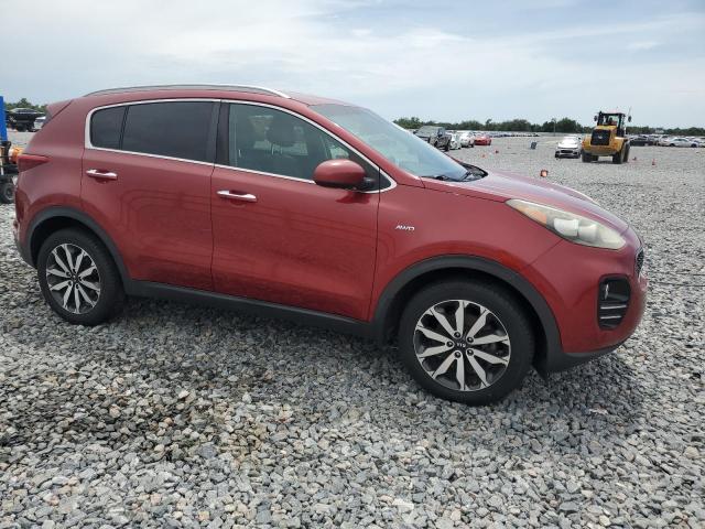  KIA SPORTAGE 2017 Красный