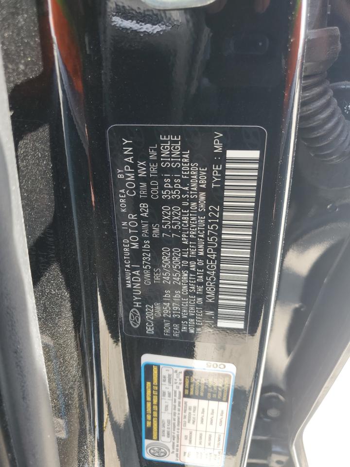 2023 Hyundai Palisade Limited VIN: KM8R54GE4PU575122 Lot: 63406585