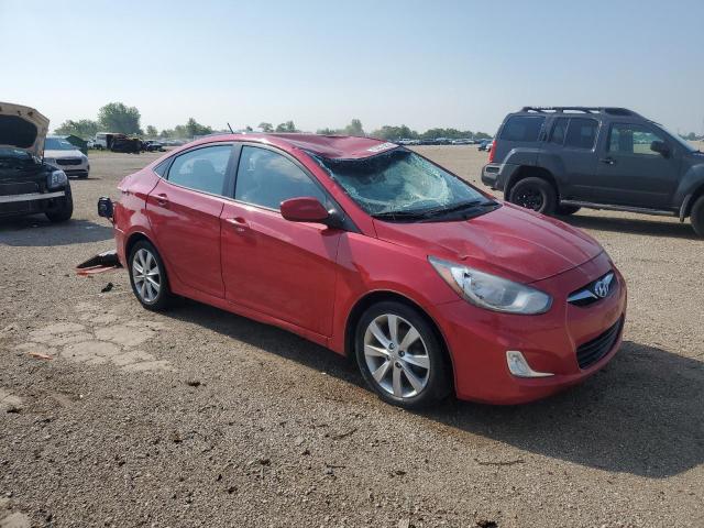  HYUNDAI ACCENT 2012 Czerwony