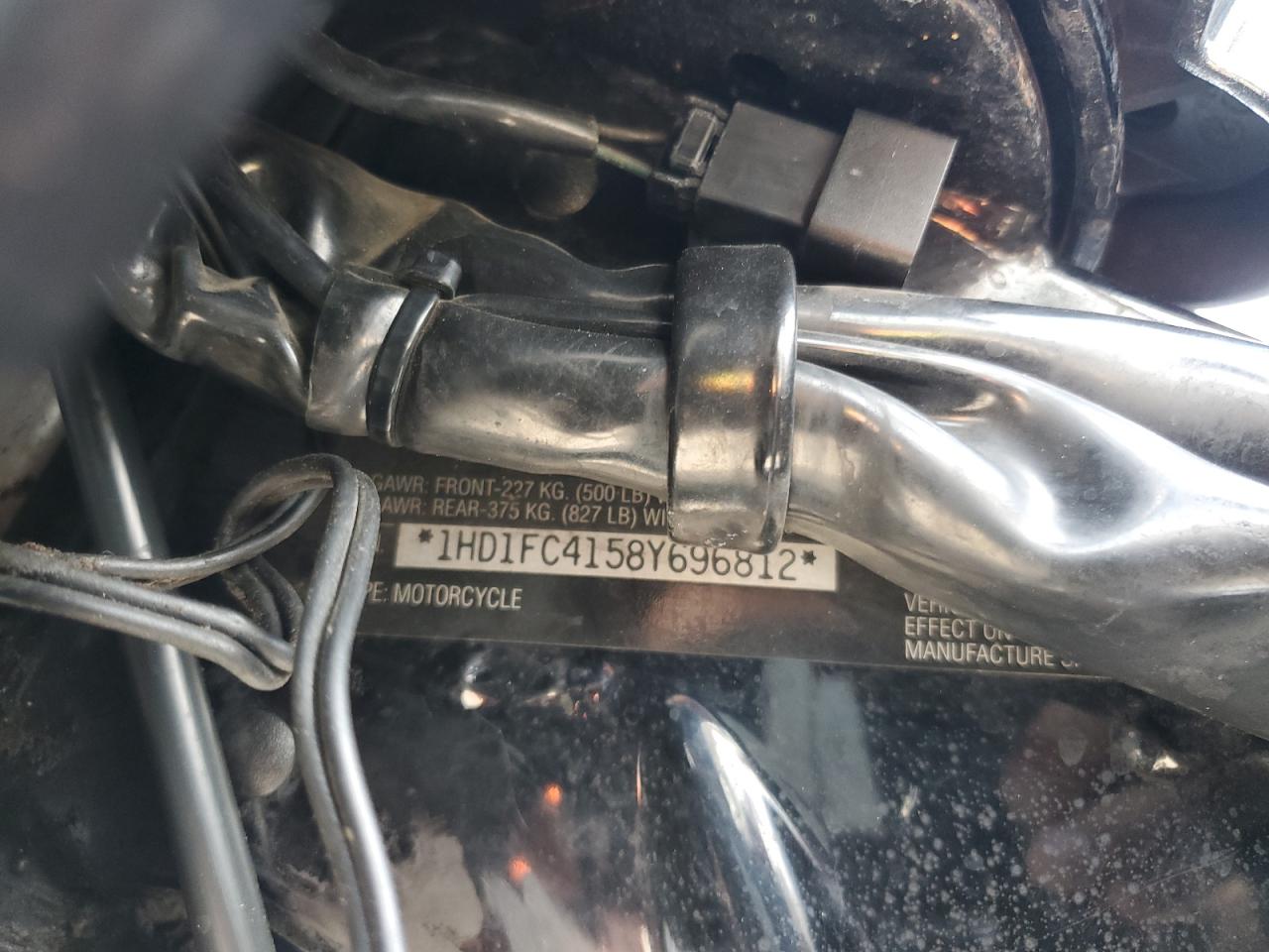 2008 Harley-Davidson Flhtcui VIN: 1HD1FC4158Y696812 Lot: 64105005