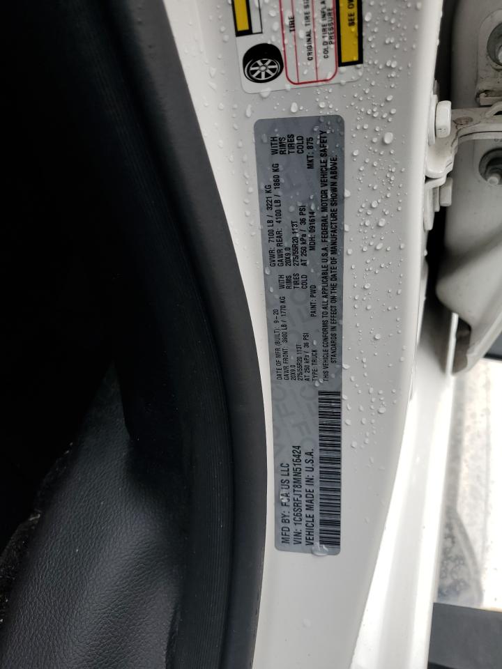 1c6srfjt8mn516424 1C6SRFJT8MN516424 2021 Ram 1500 Laramie