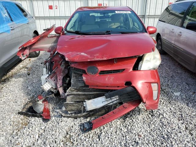  TOYOTA PRIUS 2013 Czerwony