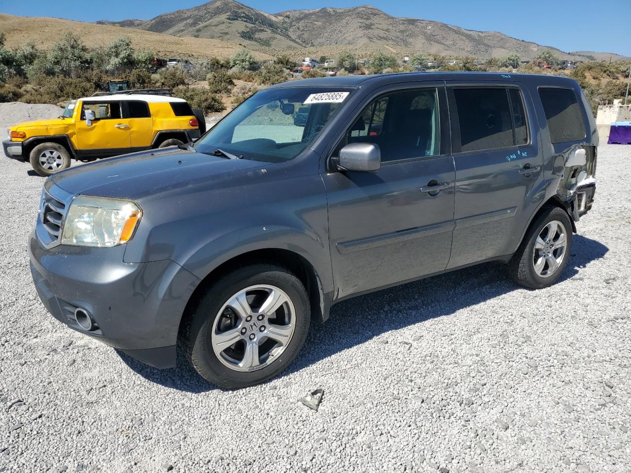 2012 Honda Pilot Exln VIN: 5FNYF4H72CB027507 Lot: 64825885