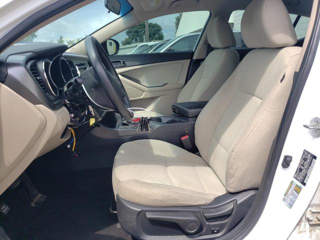  KIA OPTIMA 2013 White