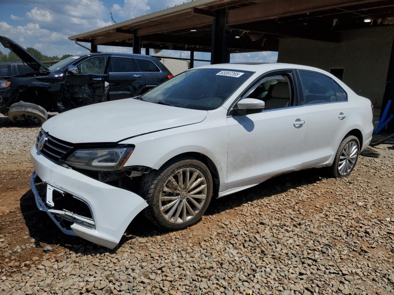 2016 Volkswagen Jetta Sel white sedan gas 3VWL07AJ8GM355757 photo #1