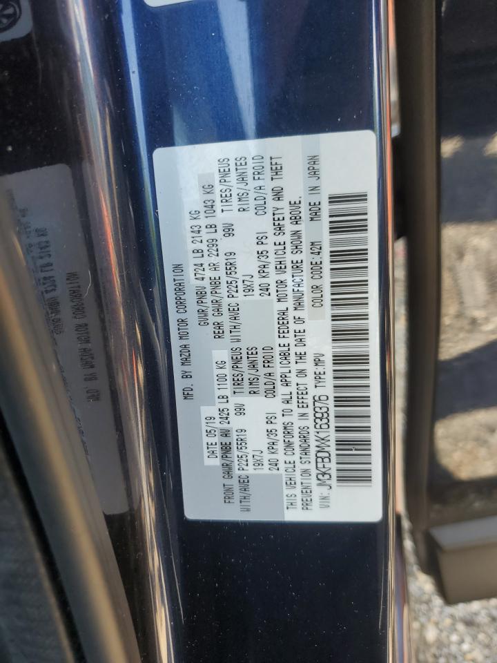 2019 Mazda Cx-5 Grand Touring VIN: JM3KFBDMXK1639376 Lot: 65414215