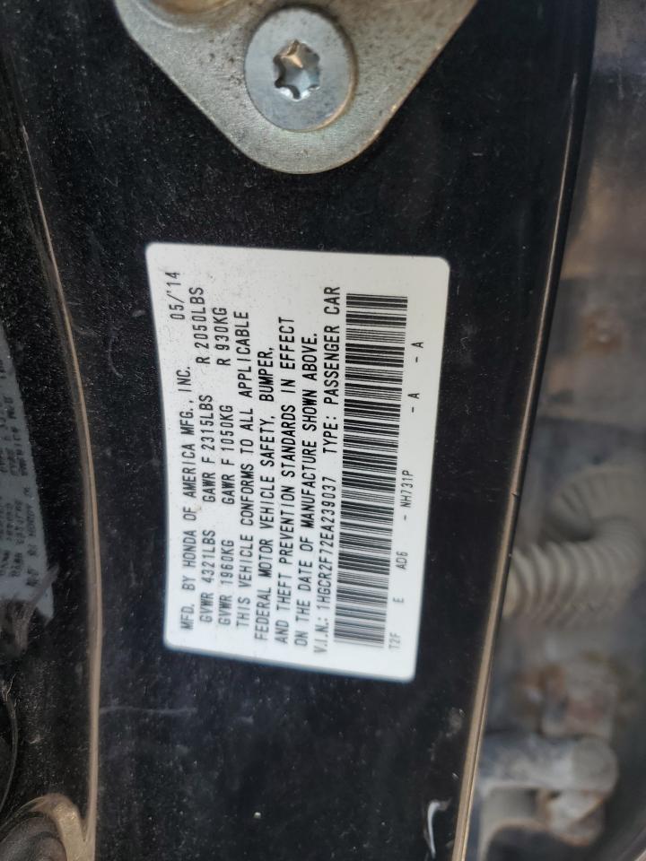 1HGCR2F72EA239037 2014 Honda Accord Ex