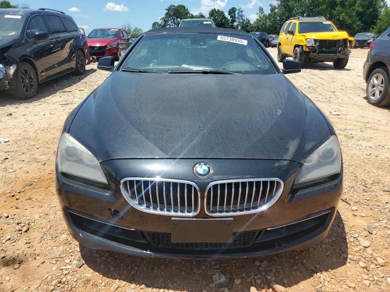 2012 BMW 650 I VIN: WBALZ3C56CDL70455 Lot: 65738935