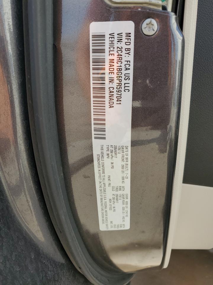 2021 Chrysler Pacifica Touring L VIN: 2C4RC1BG6PR597041 Lot: 63331125