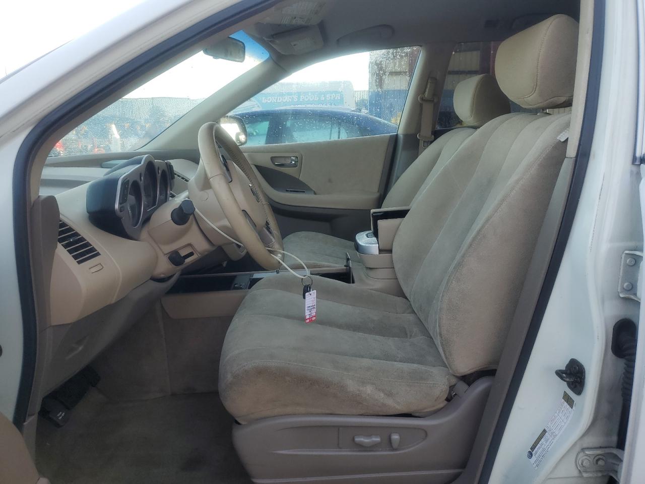 2006 Nissan Murano Sl VIN: JN8AZ08T66W405184 Lot: 63811285