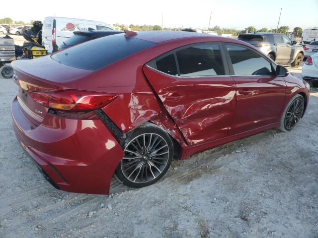  HYUNDAI ELANTRA 2018 Red