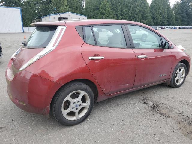  NISSAN LEAF 2014 Red