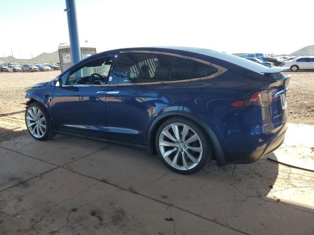  TESLA MODEL X 2017 Blue