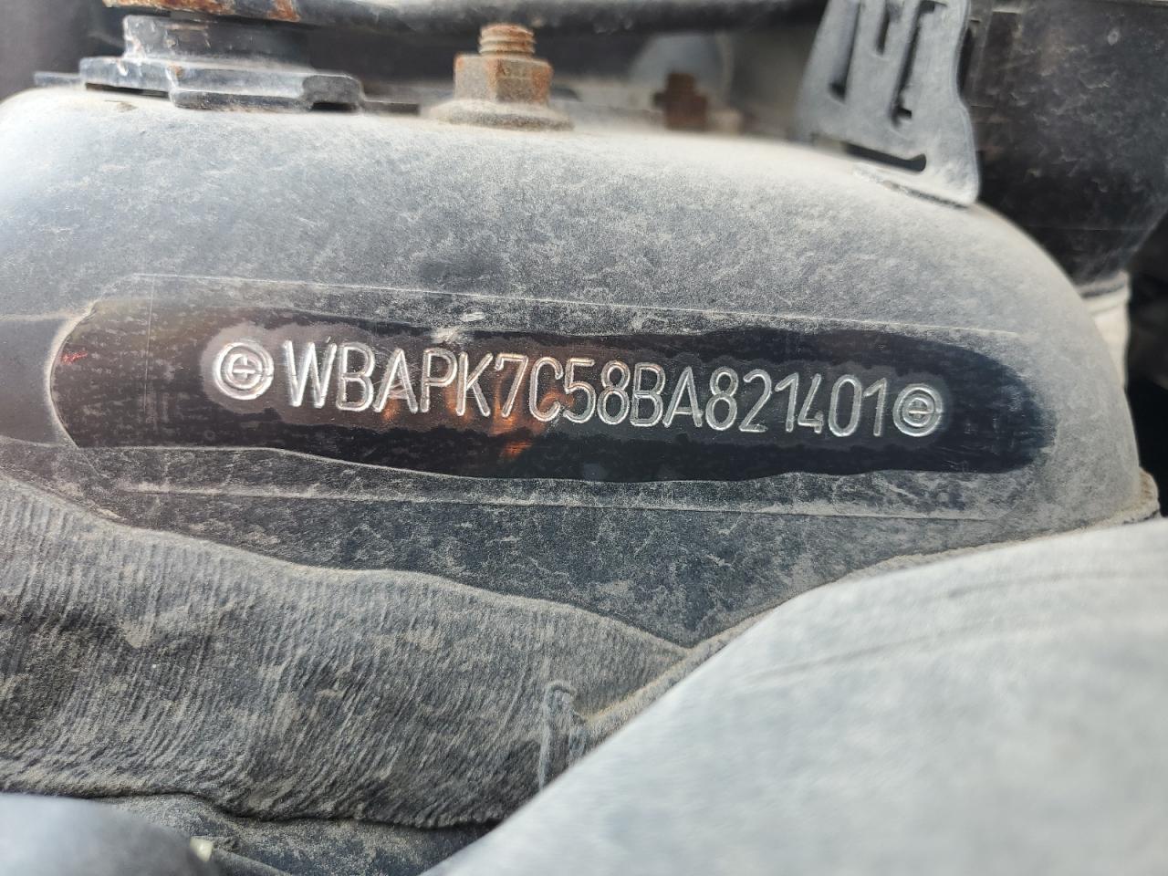 2011 BMW 328 Xi VIN: WBAPK7C58BA821401 Lot: 53996014