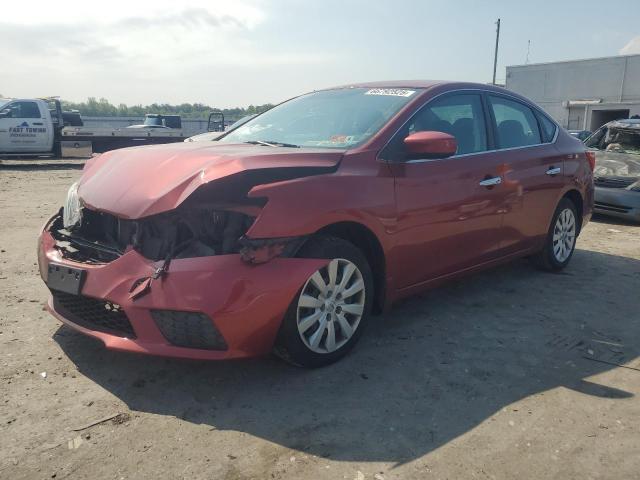  NISSAN SENTRA 2017 Czerwony