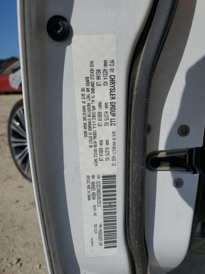 2013 Chrysler 300 S VIN: 2C3CCABG2DH515513 Lot: 65463815