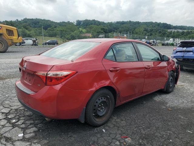  TOYOTA COROLLA 2017 Red