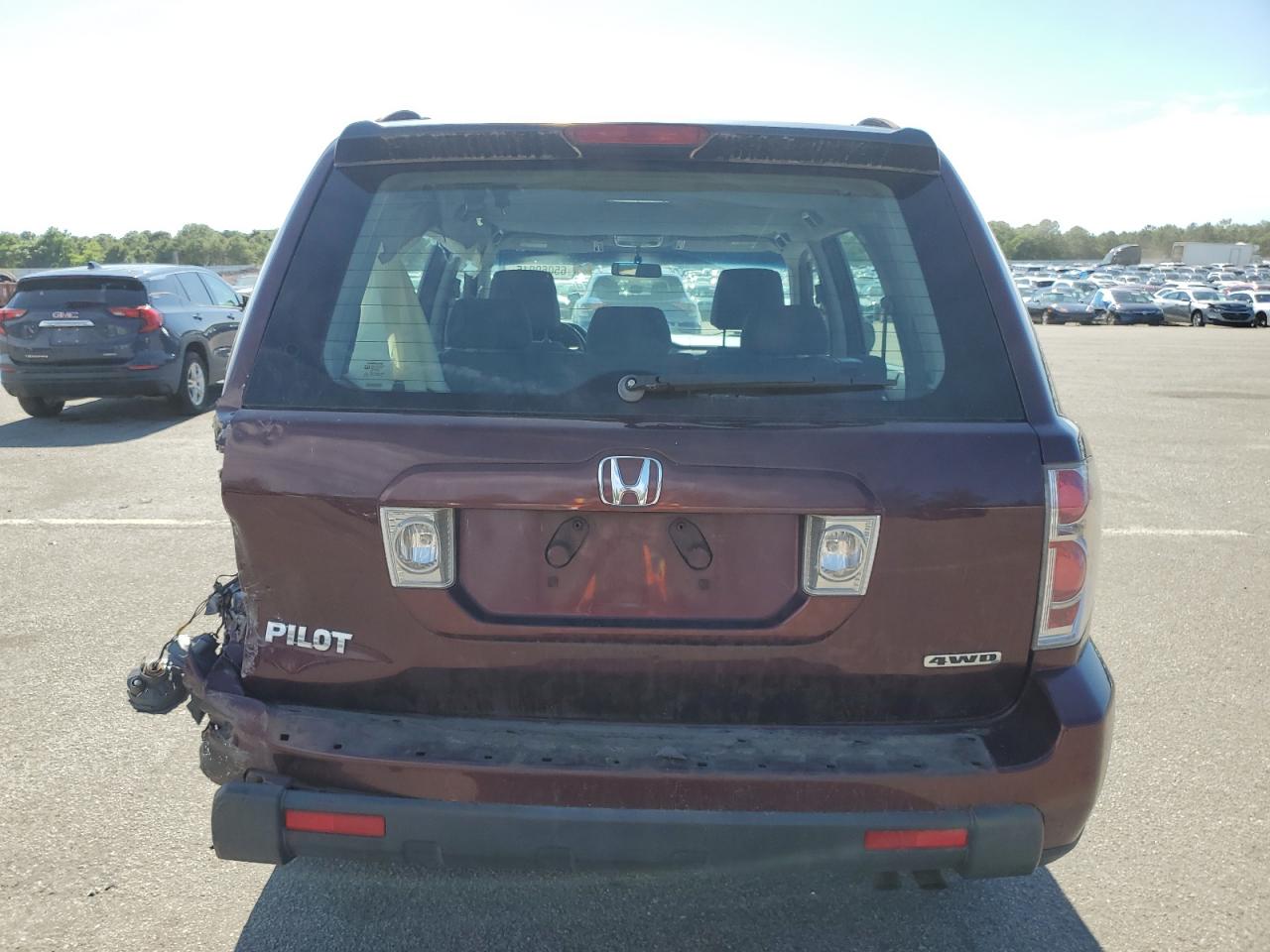 2007 Honda Pilot Lx VIN: 2HKYF18127H503711 Lot: 65069015