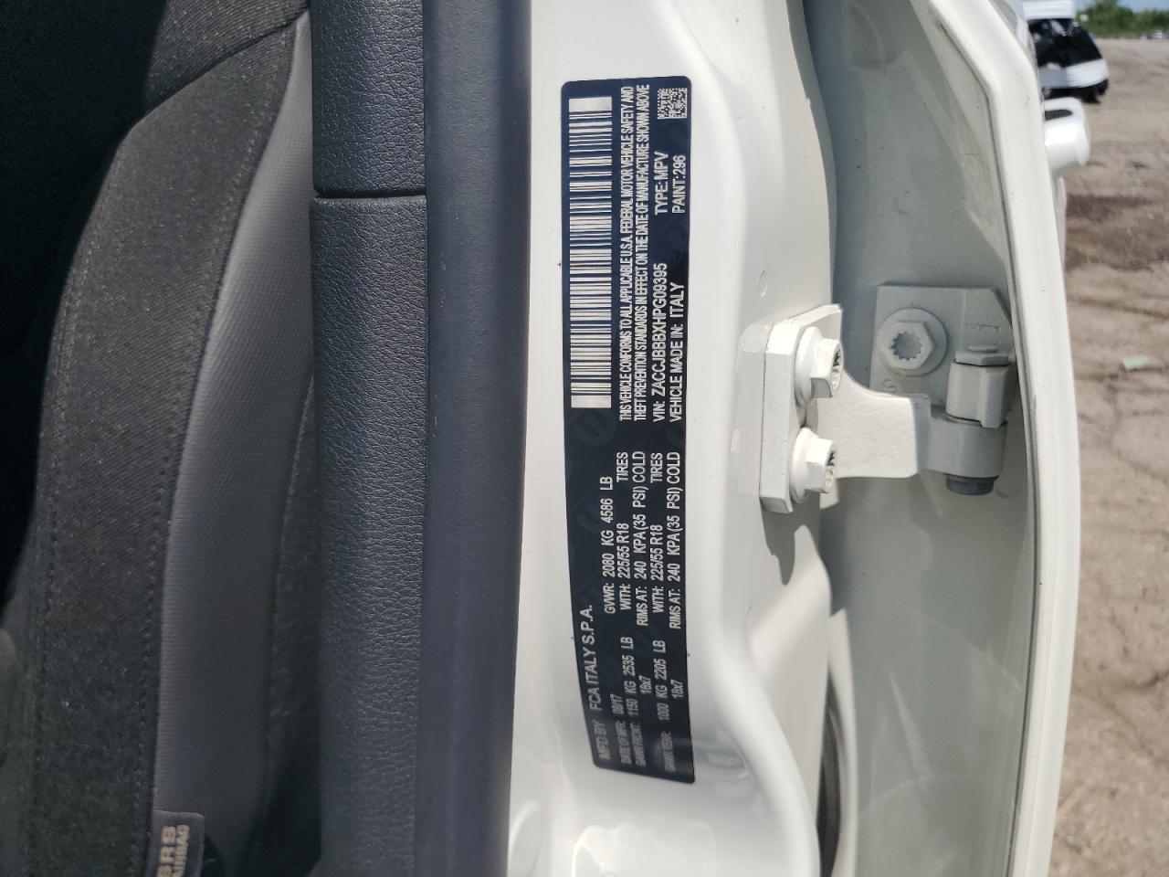 2017 Jeep Renegade Latitude VIN: ZACCJBBBXHPG09395 Lot: 66529965