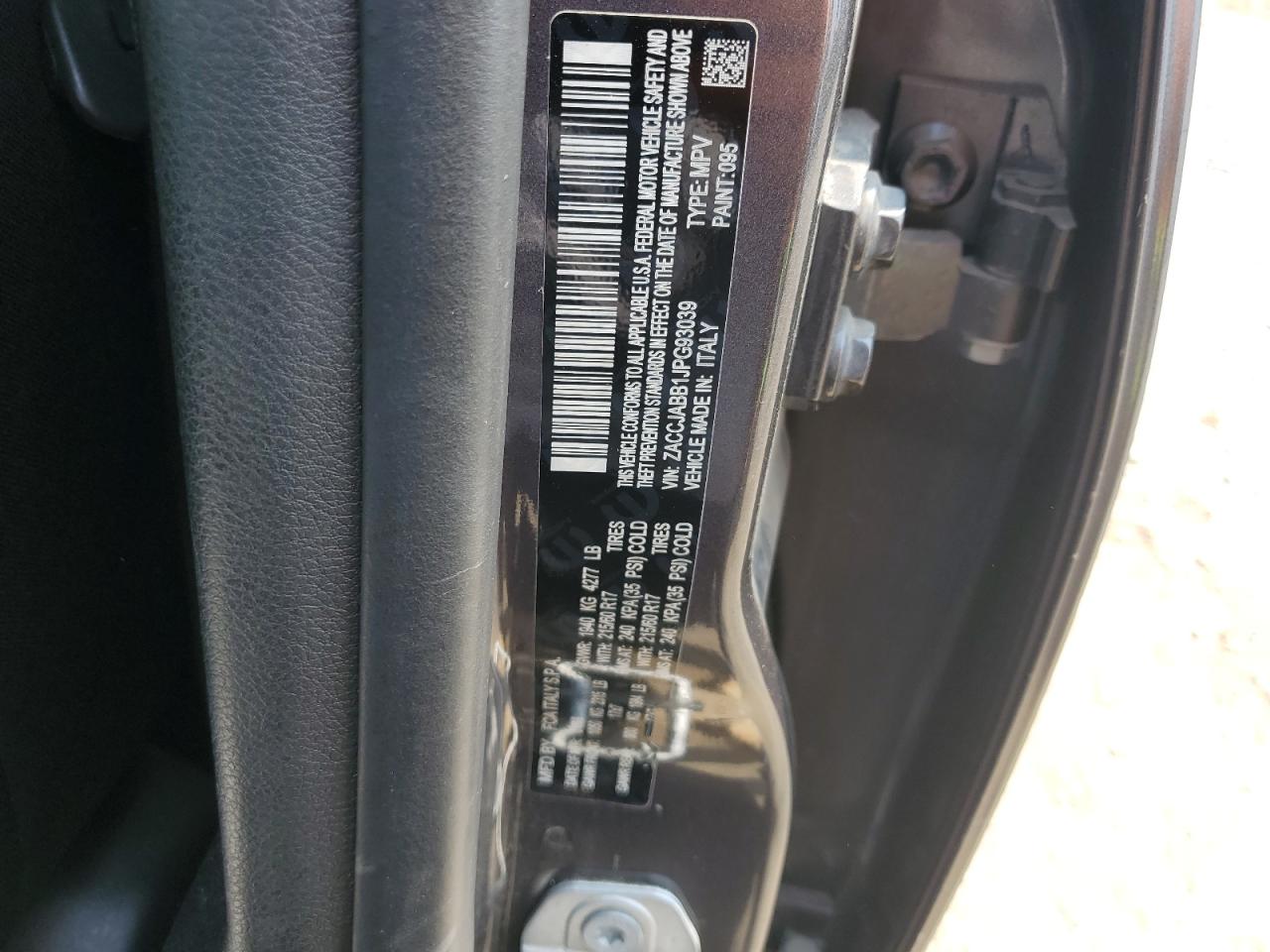 2018 Jeep Renegade Latitude VIN: ZACCJABB1JPG93039 Lot: 65082945