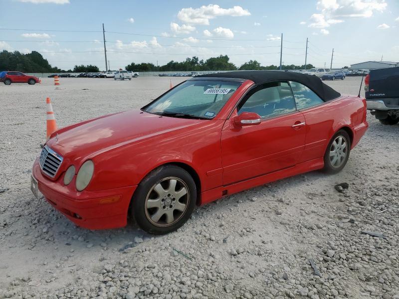 2002 MERCEDES-BENZ CLK 320 for sale at Copart TX - WACO