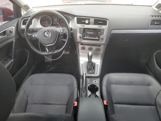 Hatchbacks VOLKSWAGEN GOLF 2015 Czerwony
