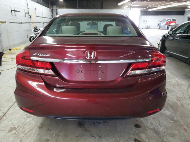  HONDA CIVIC 2015 Burgundy