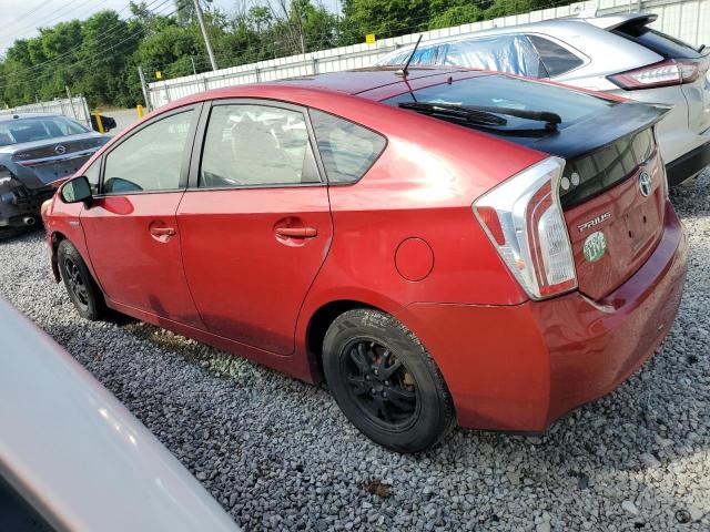  TOYOTA PRIUS 2013 Czerwony