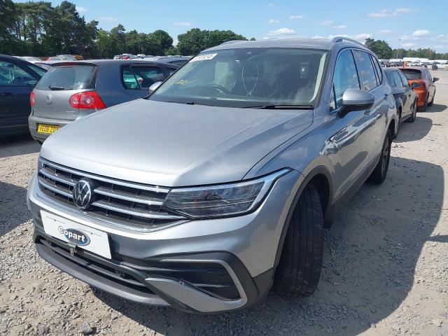 2022 VOLKSWAGEN TIGUAN ALLSPACE LIFE TSI  for sale at Copart WOLVERHAMPTON