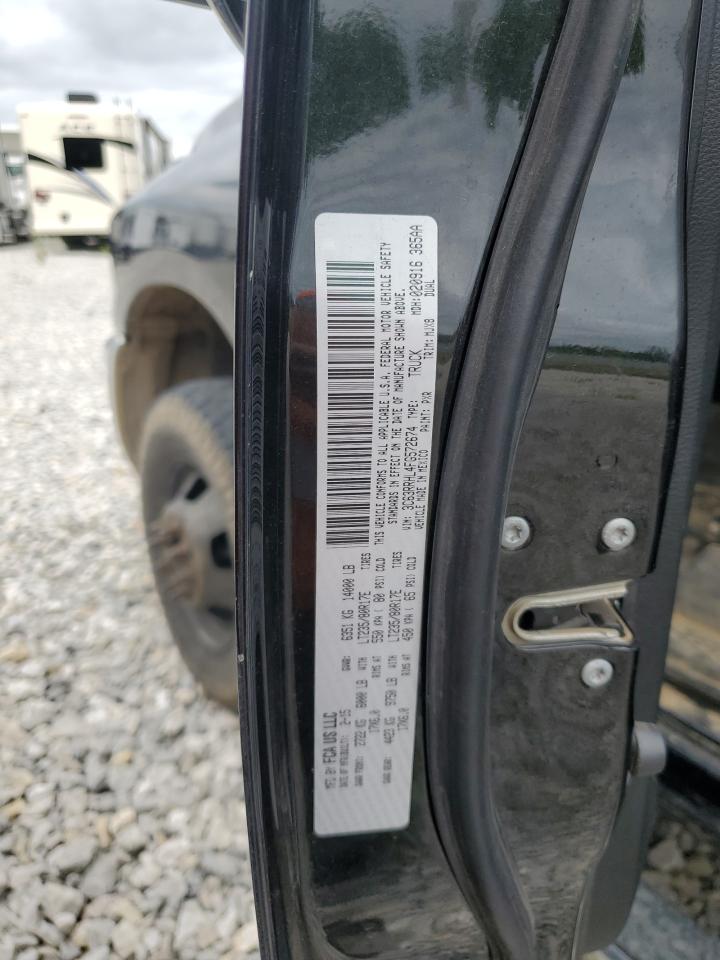 2015 Ram 3500 Slt VIN: 3C63RRHL4FG572674 Lot: 64428155